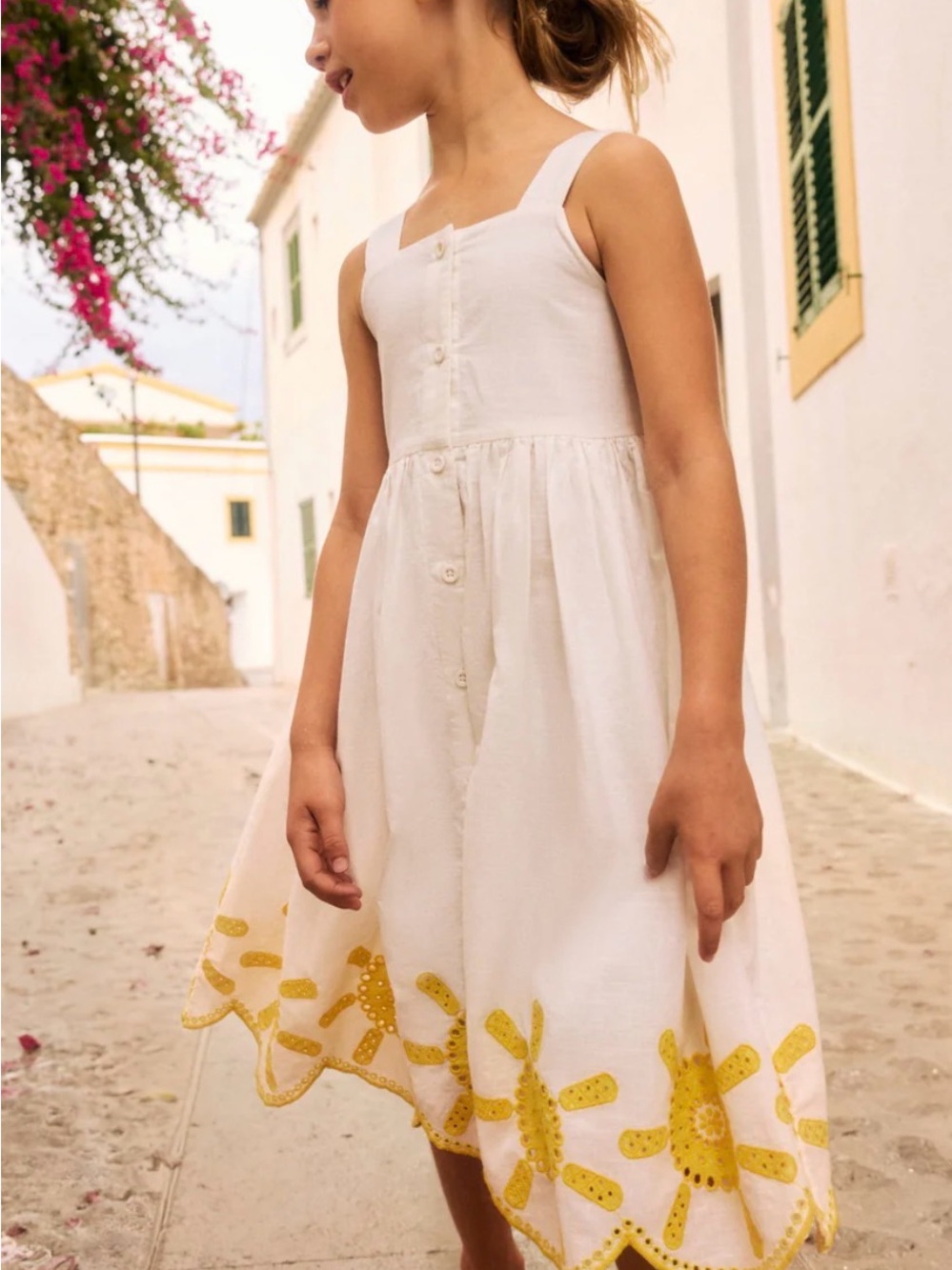 Mini Boden Remy Button Through Dress